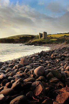 Ireland Wall Art featuring the photograph Minard Castle by Mark Callanan