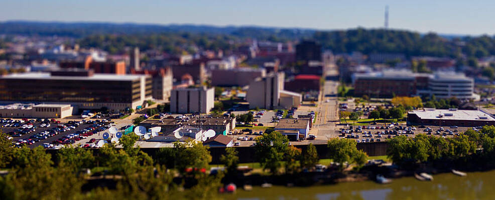 West Virginia Photograph - Mini Downtown Parkersburg by Jonny D