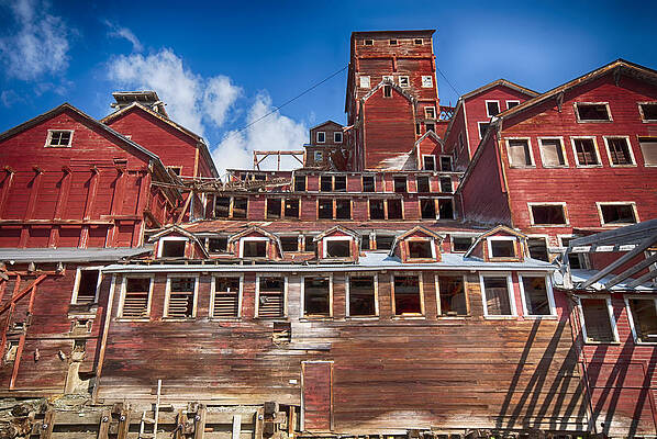 Forsake Wall Art featuring the photograph Mining Glory In Red by Ghostwinds Photography