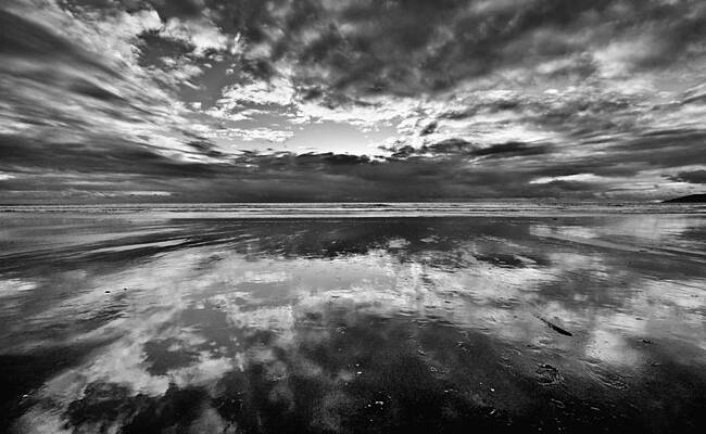 Sea Photograph - Mirror Explosion by Beth Sargent