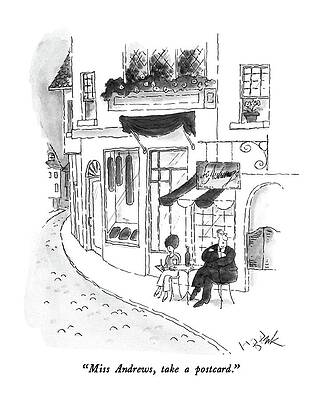 Europe Drawing - Miss Andrews by W.B. Park