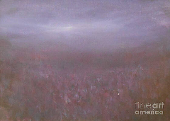Sky Painting - Misty Night by Jane See