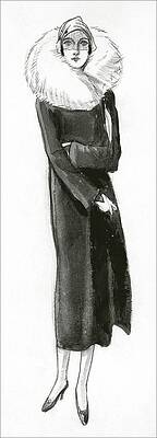 Nineteenth Century Wall Art featuring the digital art Mme. Revel by Porter Woodruff