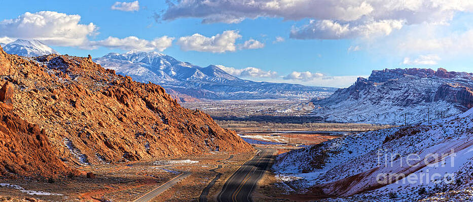 Utah Photograph - Moab Fault Medium Panorama by Adam Jewell