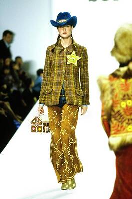 Cowgirl Chic on Runway Photograph