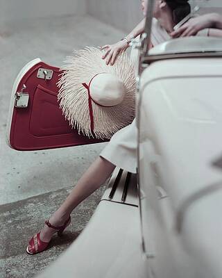 Classic Elegance in Vintage Car Photograph