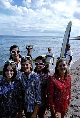 Retro Beach Day Fun Photograph