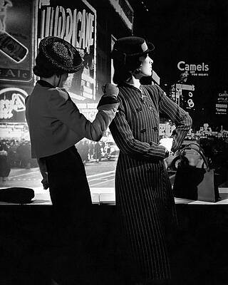 Fashion Display in Times Square Photograph
