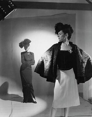 Illuminate Photograph - Models Wearing Bergdorf Goodman Clothing by Cecil Beaton