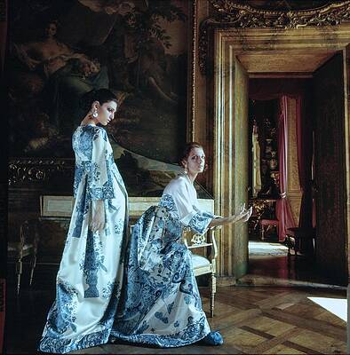 Elegant Fashion in a Luxurious Room Photograph