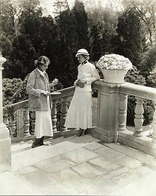 Fashion Models with Table Tennis Rackets Photograph