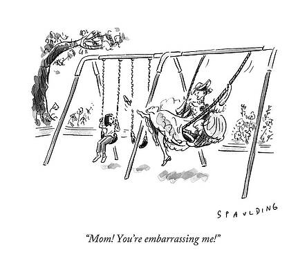 Victorian Lady on a Swing Wall Art