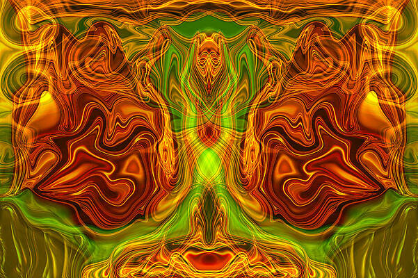 Spring Painting - Monarch Butterfly by Omaste Witkowski