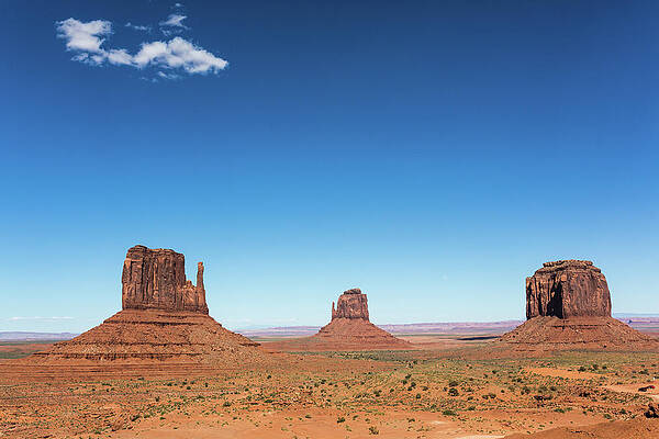Wall Art featuring the photograph Monument Valley, Arizona by Deimagine