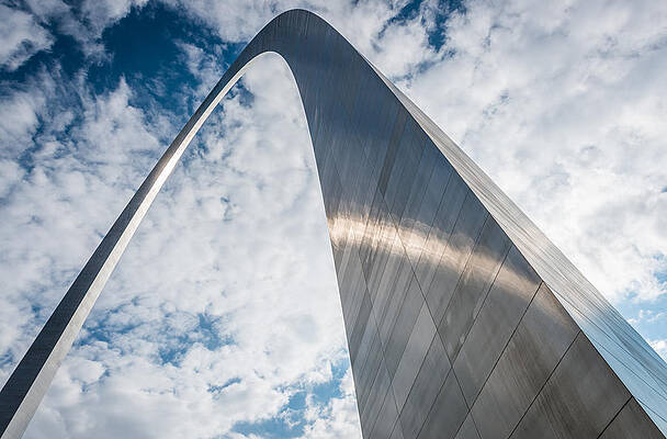 National Wall Art featuring the photograph Monumental Arch - Gateway Arch Photograph by Duane Miller