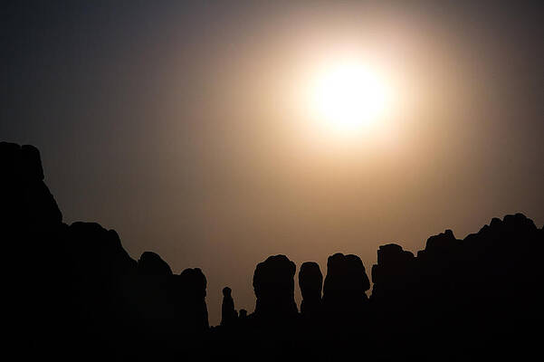 Desert Photograph - Moonrise Over Eden by Nicholas Blackwell