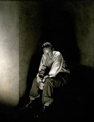 Lighting Wall Art featuring the photograph Morgan Farley As Clyde Griffiths by Edward Steichen