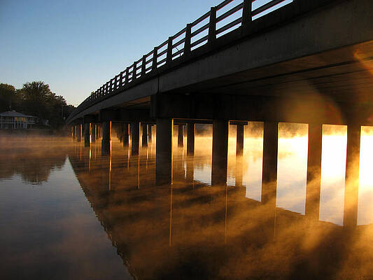 Wall Art featuring the photograph Morning Fog by Lisa Chorny