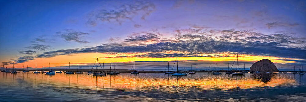 Sunset Over Morro Bay Photograph