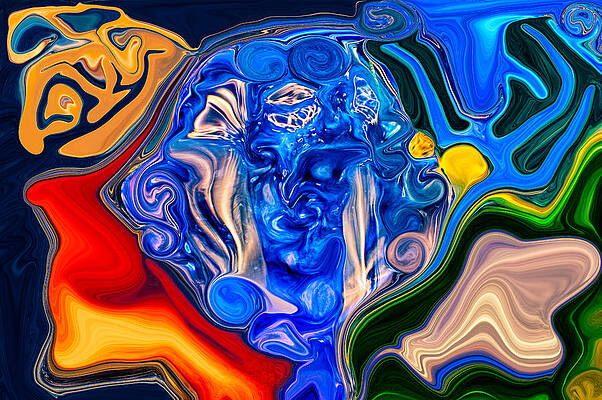 Red Painting - Mother Earth by Omaste Witkowski