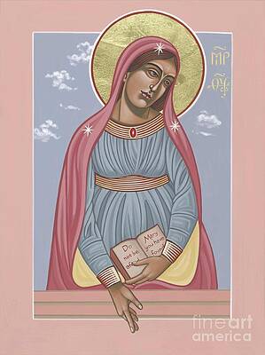 Wall Art featuring the painting Mother Of Holy Hope 263 by William Hart McNichols