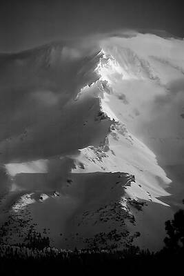 Wall Art featuring the photograph Mount Shasta Winter by Lisa Chorny