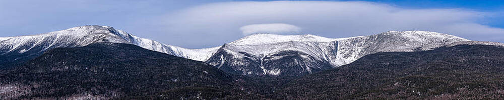 Mount Washington And The Ravines Winter Pano by Jeff Sinon