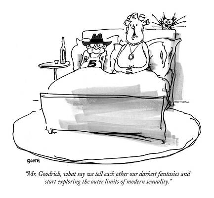 Limit Drawing - Mr. Goodrich by George Booth