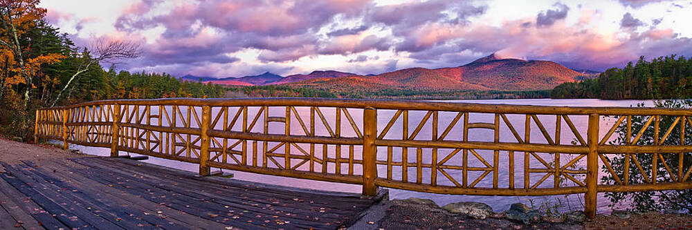 Sky Wall Art featuring the photograph Mt Chocorua Autumn Panorama by Jeff Sinon