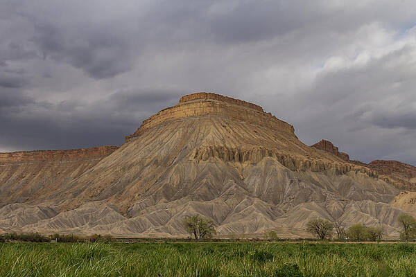 Nature Photograph - Mt. Garfield In Spring by Jeff Stoddart