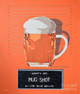 Painting - Mug Shot by Laura Toth