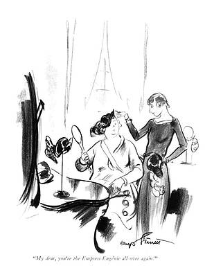 France Drawing - The Empress Eugenie by Kemp Starrett