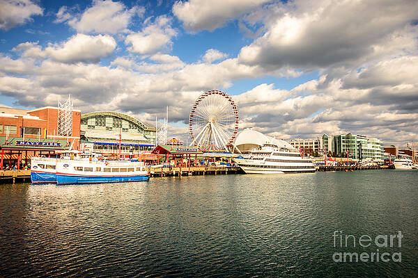 Illinois Wall Art featuring the photograph Navy Pier Chicago Photo by Paul Velgos