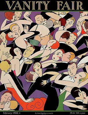 Lively 1920s Party Scene Wall Art