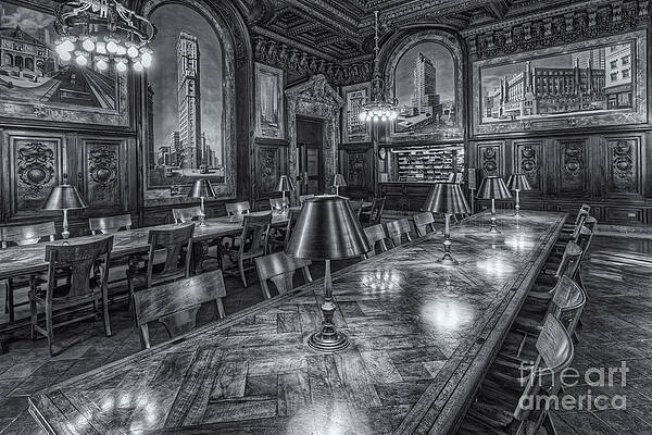 Wall Art featuring the photograph New York Public Library Periodicals Room II by Clarence Holmes