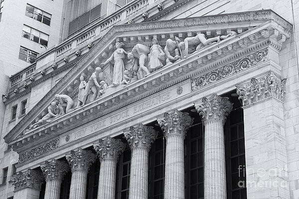 Facade of New York Stock Exchange Wall Art