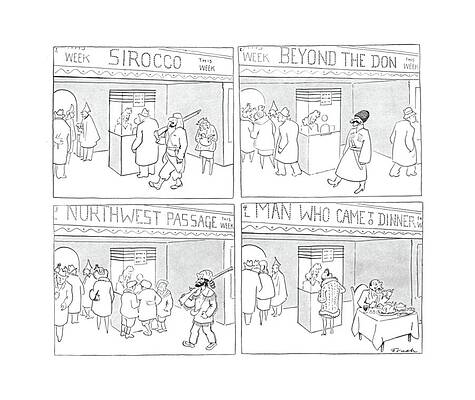 Russia Drawing - New Yorker April 11th, 1942 by Alfred Frueh