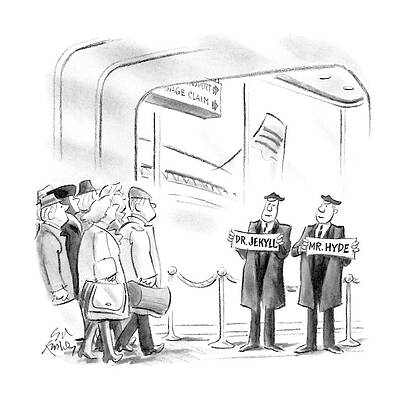 Passenger Wall Art featuring the drawing New Yorker April 11th, 1988 by Ed Fisher