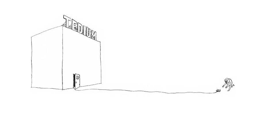 Building of Tedium Wall Art