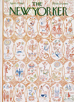 New Yorker April 1962 Cover Wall Art