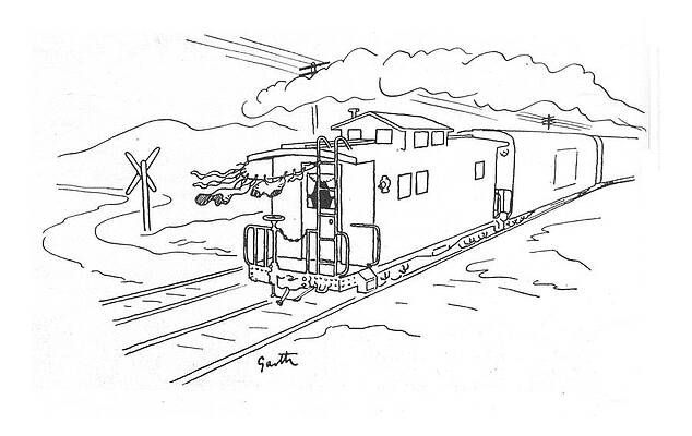 Wind Drawing - New Yorker April 22nd, 1944 by Garth Williams