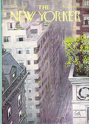 View from a New York Balcony Painting