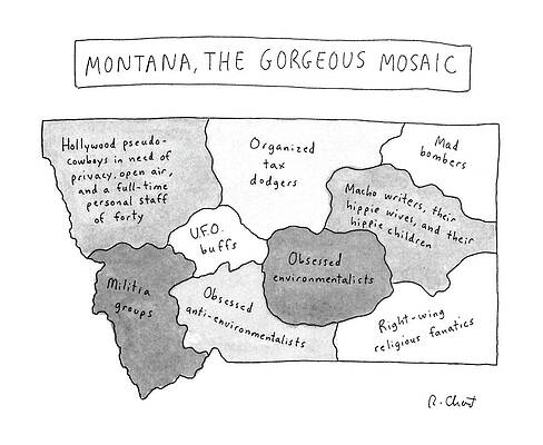 No Drawing - New Yorker April 22nd, 1996 by Roz Chast