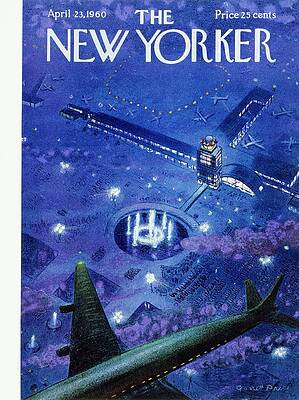The New Yorker April 1960 Cover Wall Art
