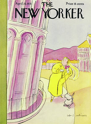 Holding Painting - New Yorker April 25 1931 by Helene E Hokinson