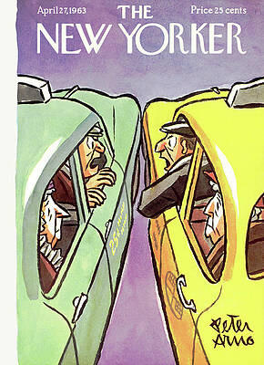 Vintage New Yorker Cartoon Cover Wall Art