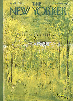 Spring Scene in Central Park Painting