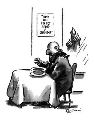 Europe Drawing - New Yorker April 28th, 1997 by Eldon Dedini