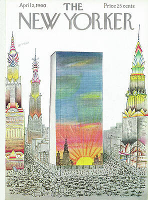 Colorful Skyscrapers in New York City Wall Art