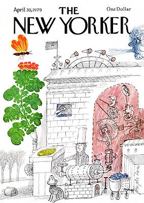 Green Drawing - New Yorker April 30th, 1979 by Joseph Low